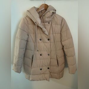 Long puffer parka